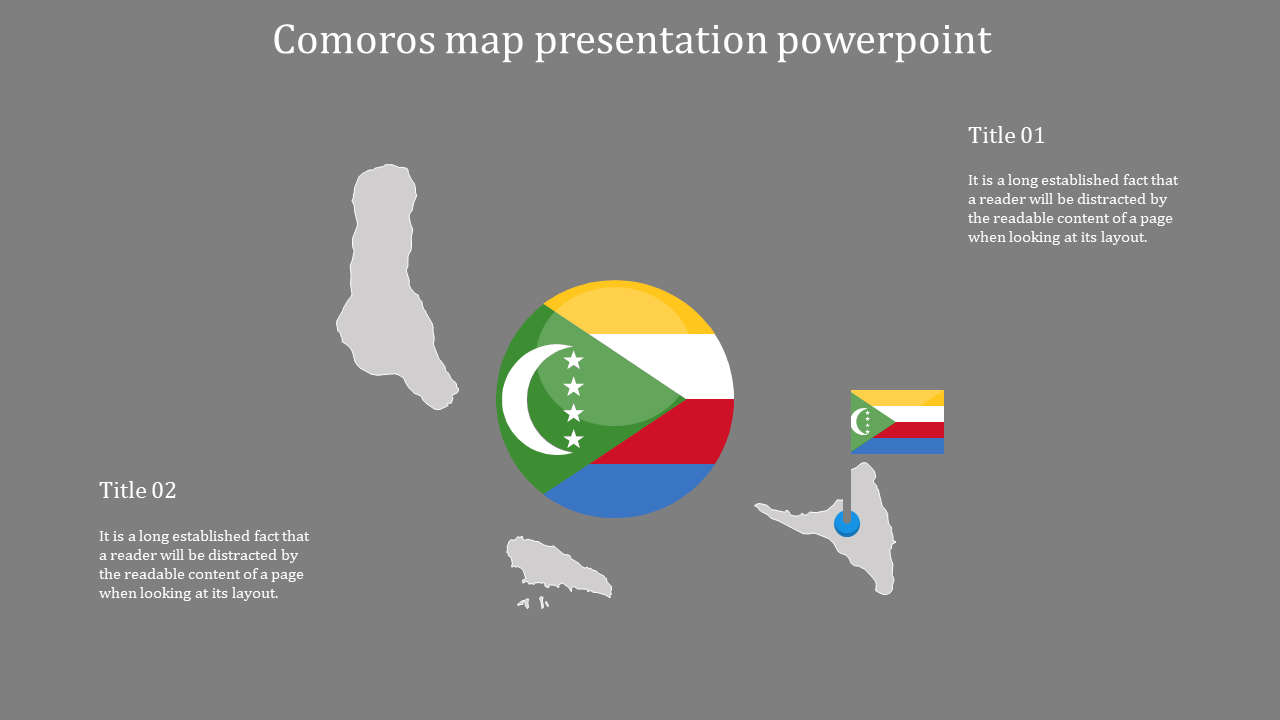 A Two Nodded Map Presentation PowerPoint